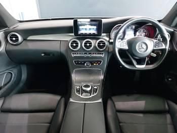 Used Mercedes C220 AMG line 170 HP (125 kW) 2018 Silver Coupe