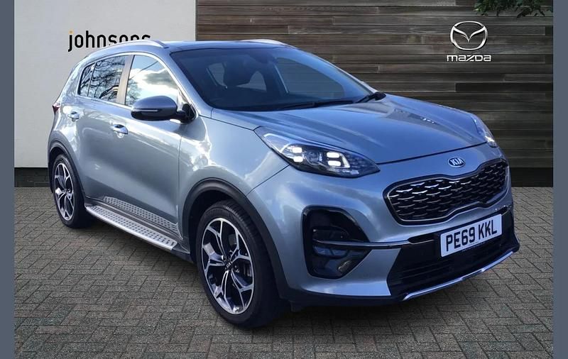Used Kia Sportage GT-Line S 136 HP (100 kW) 2019 Silver SUV