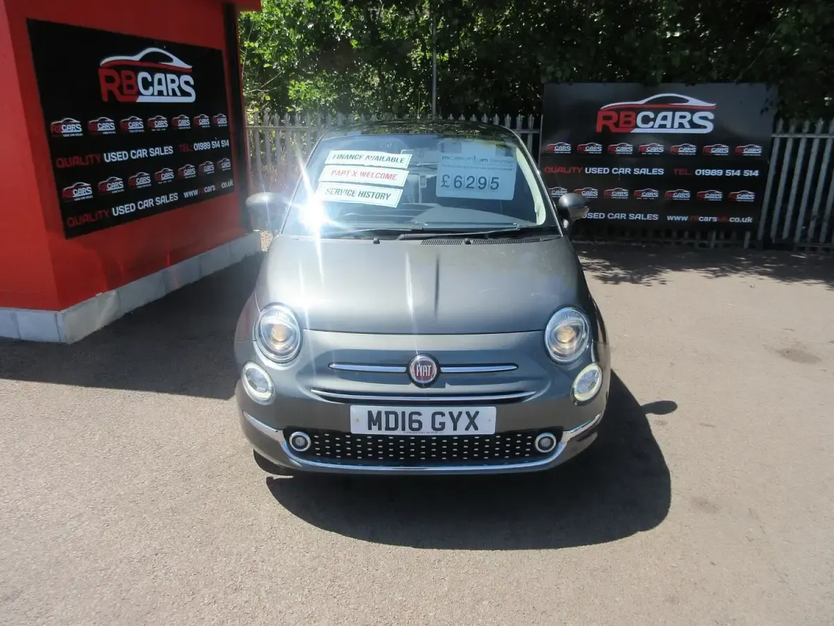 Used Fiat 500 Lounge 69 HP (50 kW) 2016 Grey Hatchback