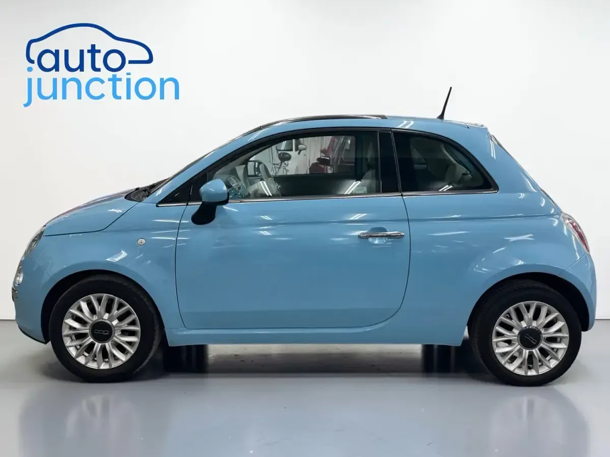 Used Fiat 500 Lounge 69 HP (50 kW) 2014 Blue Hatchback