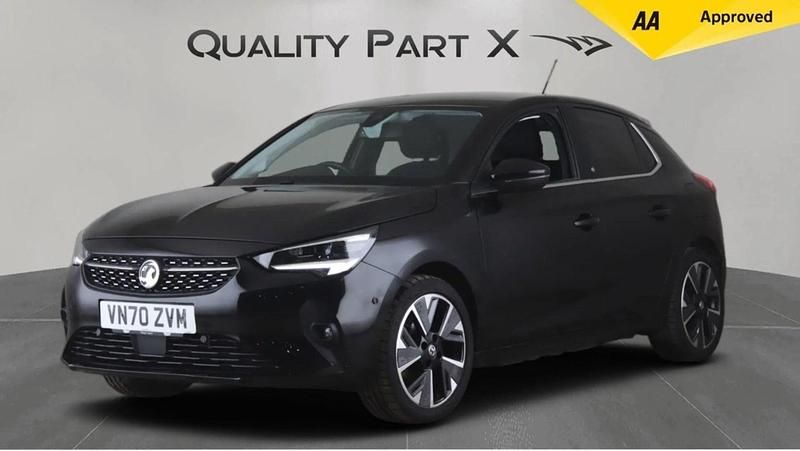 Used Vauxhall Corsa-e Elite 100 kW (136 HP) 2020 Black Hatchback