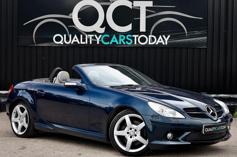 Blue Used 2005 Mercedes SLK350 Cabriolet | £5,995 (Expensive) - Image 1/4