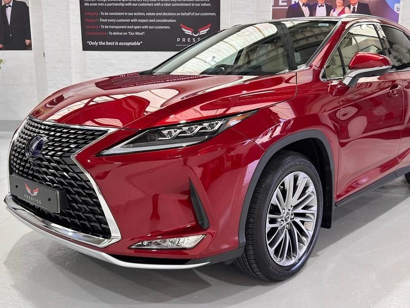 Used Lexus RX450h 2021 Red SUV