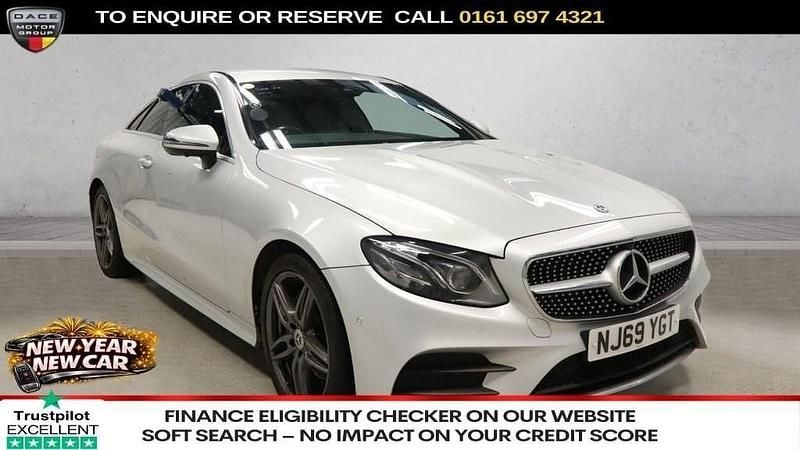 Silver Used 2019 Mercedes E220 AMG line Coupe | £19,670 (Good price) - Image 1/3