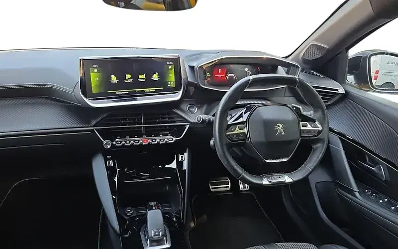 Used Peugeot 208 GT-line 131 HP (96 kW) 2020 Yellow Hatchback