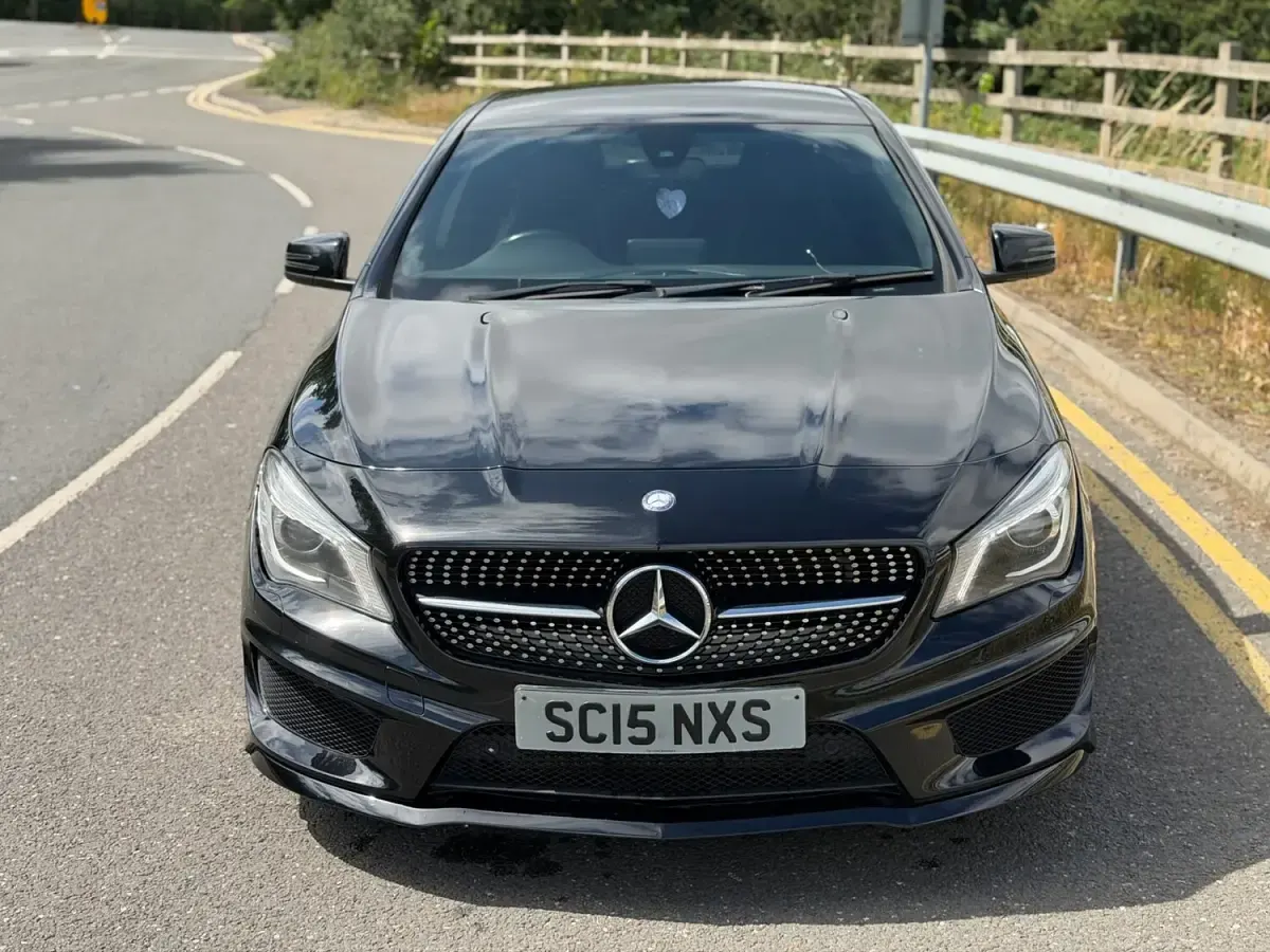 Used Mercedes CLA220 AMG 177 HP (130 kW) 2015 Black Coupe