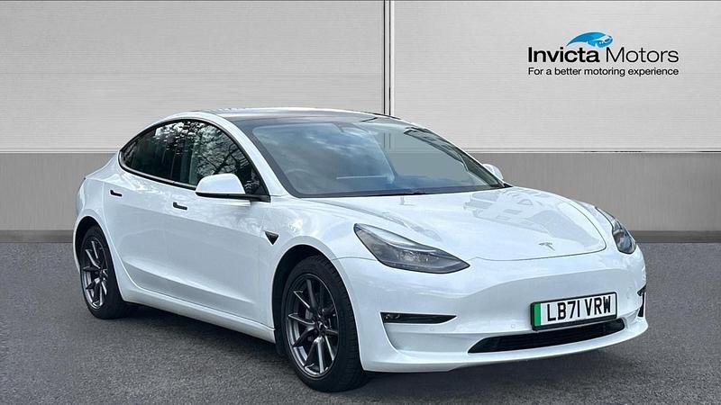 Used Tesla Model 3 Long Range AWD 366 kW (498 HP) 2021 White Sedan