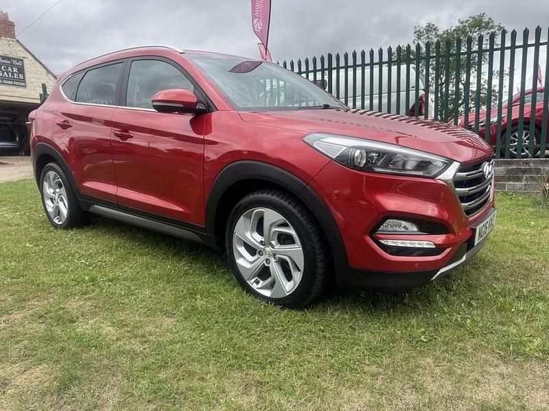 Red Used 2016 Hyundai Tucson Premium SUV | £9,295 (Fair price) - Image 1/4