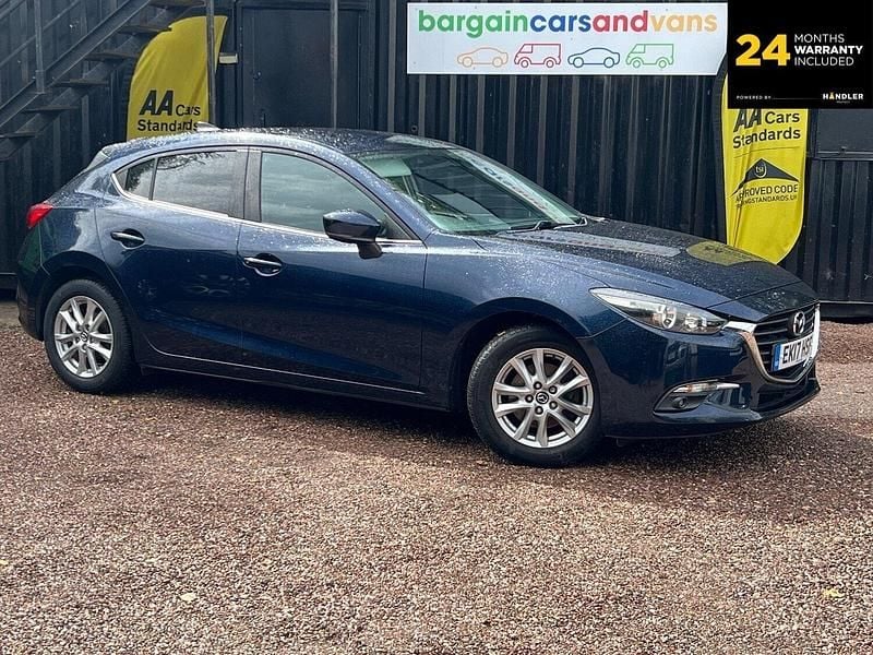 Blue Used 2017 Mazda 3 Hatchback | £6,100 (Good price) - Image 1/2