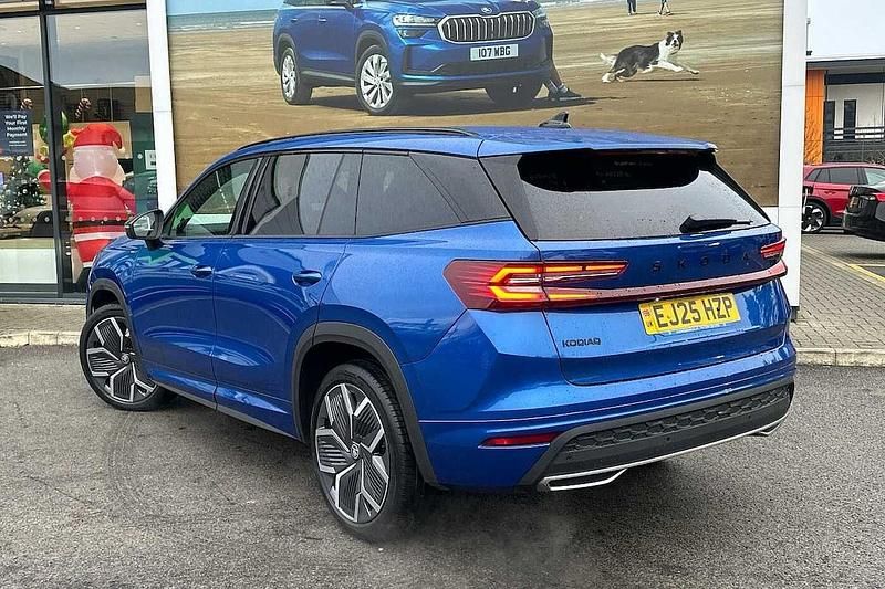 Used Skoda Kodiaq SportLine 147 HP (108 kW) 2025 Race blue metallic SUV