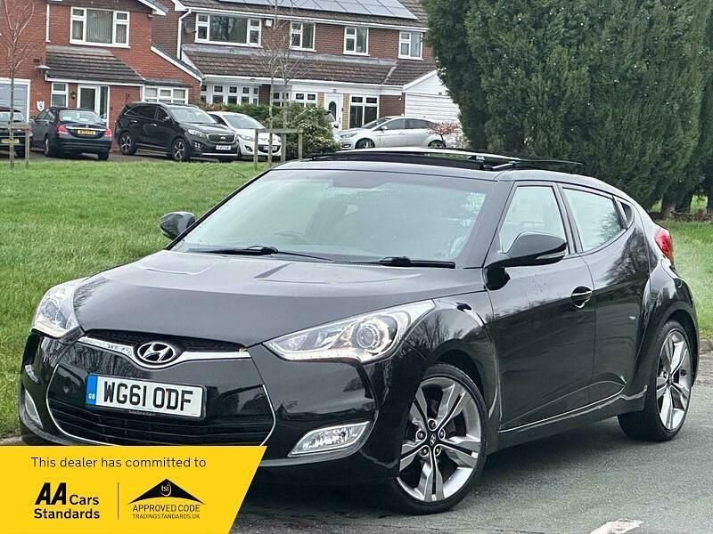 Black Used 2012 Hyundai Veloster Sport Hatchback | £6,995 (Good price) - Image 1/4