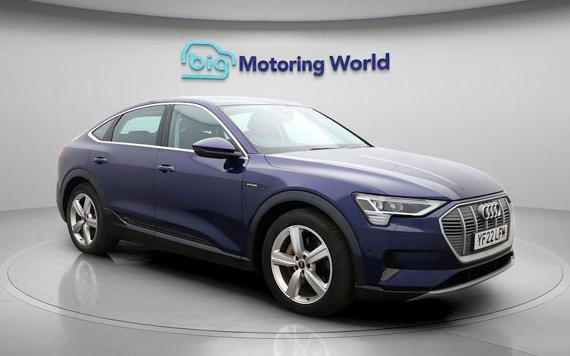 Used Audi e-tron Sportback 300 kW (408 HP) 2022 Blue SUV