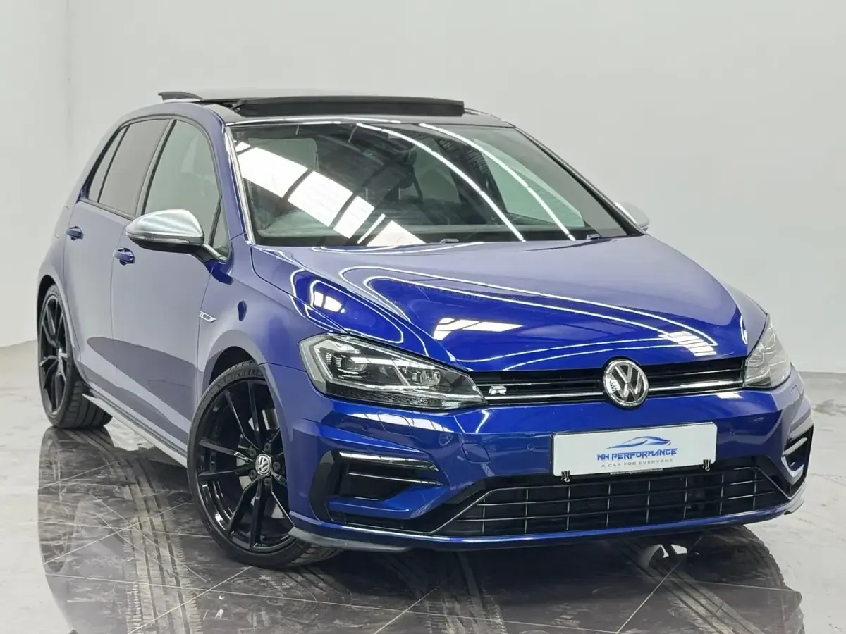 Used VW Golf VII R 300 HP (220 kW) 2019 Blue Hatchback