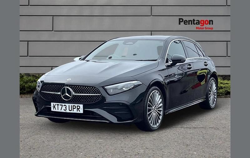 Used Mercedes A250 AMG Line Premium Plus 214 HP (157 kW) 2023 Black Hatchback