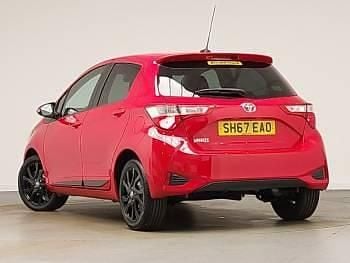 Used Toyota Yaris Design 2017 Red Hatchback