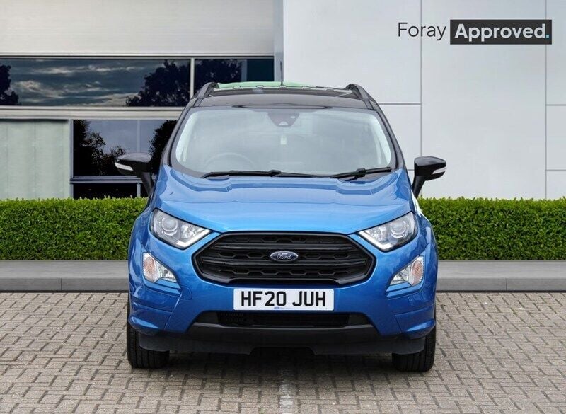 Used Ford Ecosport ST-Line 123 HP (90 kW) 2020 Desert island blue SUV