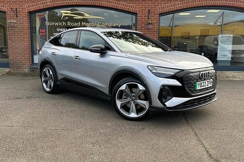 Used 2022 Audi Q4 Sportback e-tron Advanced SUV | £35,100 - Image 1/1