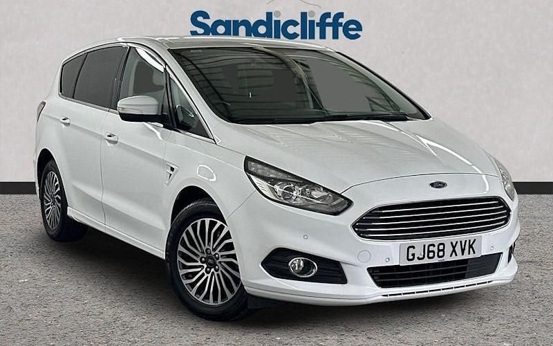 White Used 2018 Ford S-MAX S MPV | £14,451 (Fair price) - Image 1/4