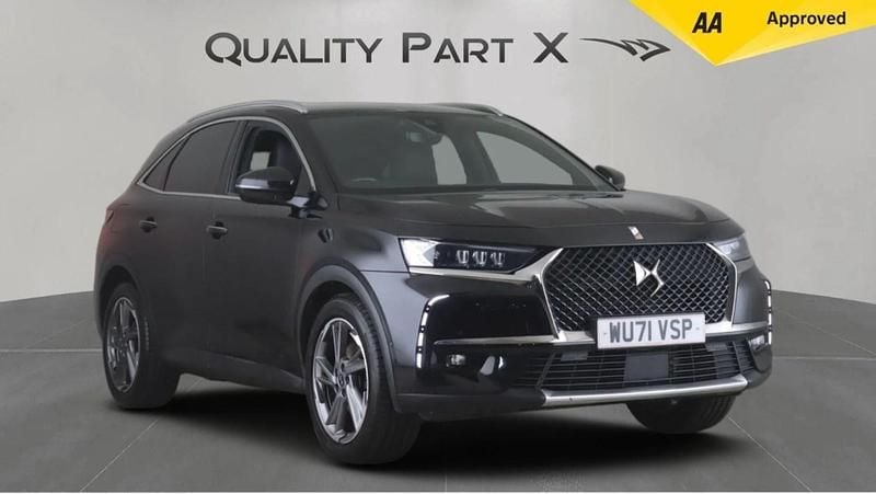 Black Used 2022 DS Automobiles DS7 Crossback Prestige SUV | £14,998 (Good price) - Image 1/4