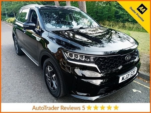 Black Used 2021 Kia Sorento SUV | £32,988 (Expensive) - Image 1/1
