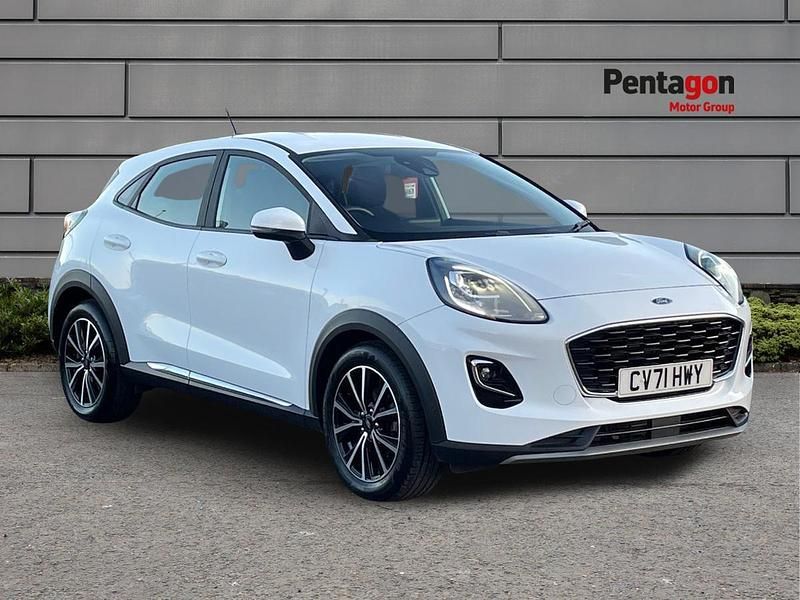 White Used 2021 Ford Puma Titanium SUV | £13,995 (Good price) - Image 1/4