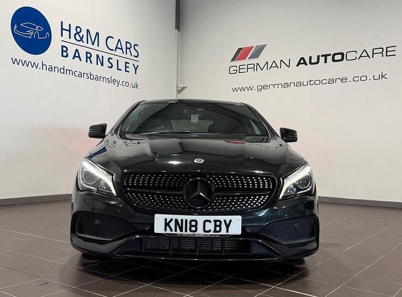 Used Mercedes CLA220 AMG line 177 HP (130 kW) 2018 Black Sedan