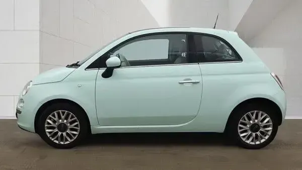 Used Fiat 500 Lounge 69 HP (50 kW) 2014 Green Hatchback