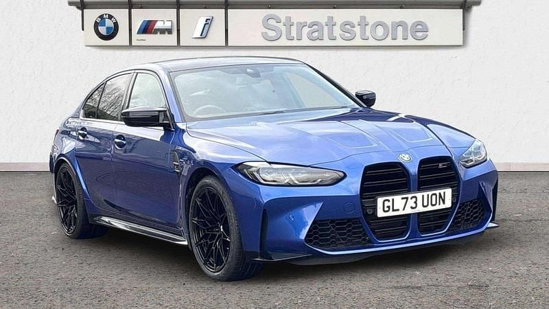 Blue Used 2023 BMW M3 Competition Edition | £61,895 (Good price) - Image 1/3