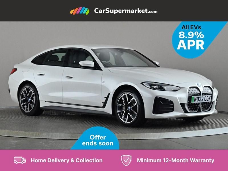 White Used 2022 BMW i4 M Sport Sedan | £26,676 (Good price) - Image 1/3