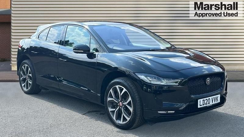 Santorini black metallic Used 2020 Jaguar I-Pace SUV | £19,844 (Fair price) - Image 1/4