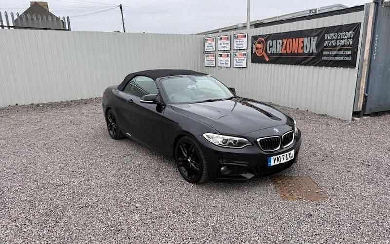 Used BMW 225 M Sport 224 HP (164 kW) 2017 Black Cabriolet
