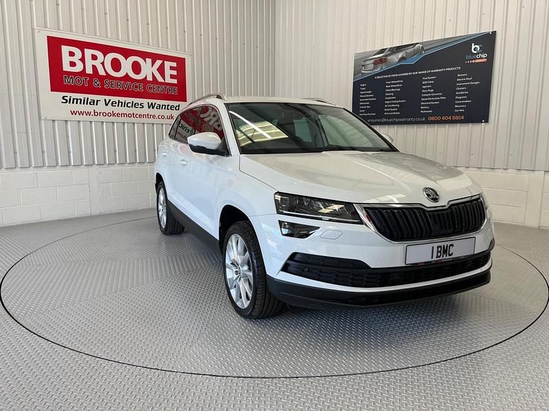 Used Skoda Karoq SE L 150 HP (110 kW) 2020 White SUV