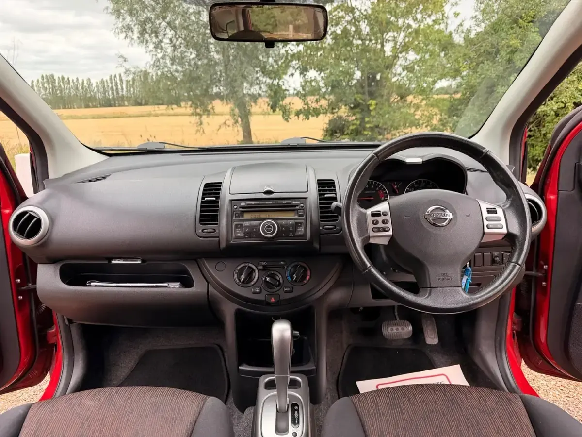Used Nissan Note Acenta 110 HP (80 kW) 2009 Red Hatchback