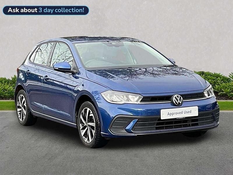 Blue Used 2022 VW Polo Life Hatchback | £14,066 (Good price) - Image 1/4