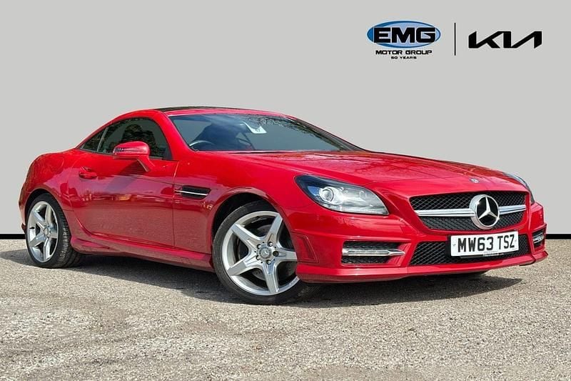 Used Mercedes SLK250 AMG 204 HP (150 kW) 2013 Red Cabriolet
