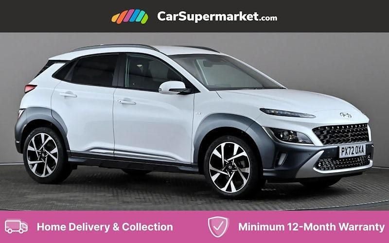 White Used 2022 Hyundai Kona Premium SUV | £15,197 (Fair price) - Image 1/4