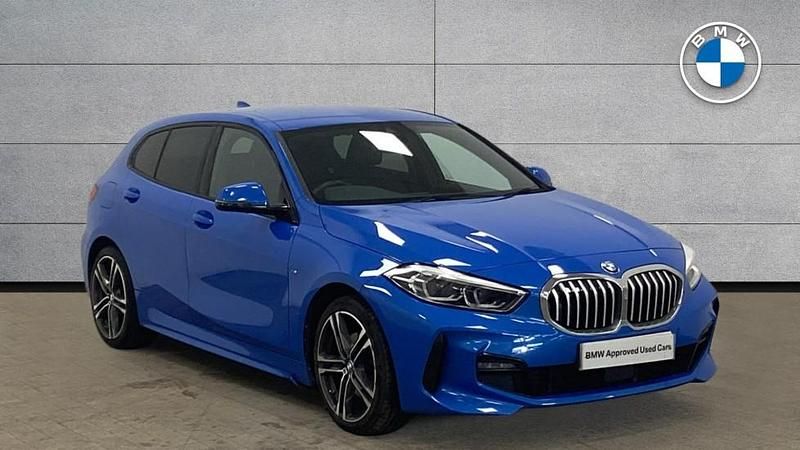 Used BMW 118 M Sport 134 HP (98 kW) 2023 Blue Hatchback