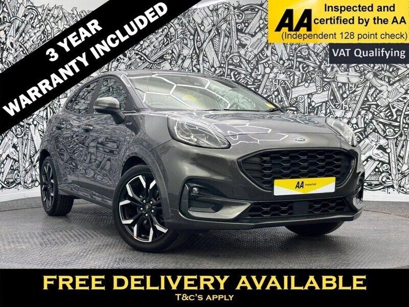Grey Used 2021 Ford Puma ST-Line X SUV | £15,295 (Fair price) - Image 1/2