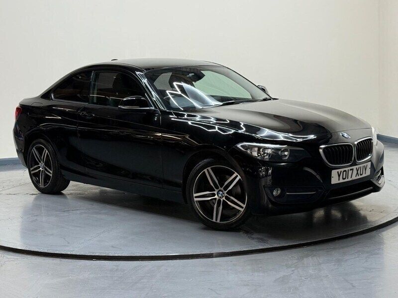 Black Used 2017 BMW 218 Sport Line Coupe | £6,995 (Good price) - Image 1/4