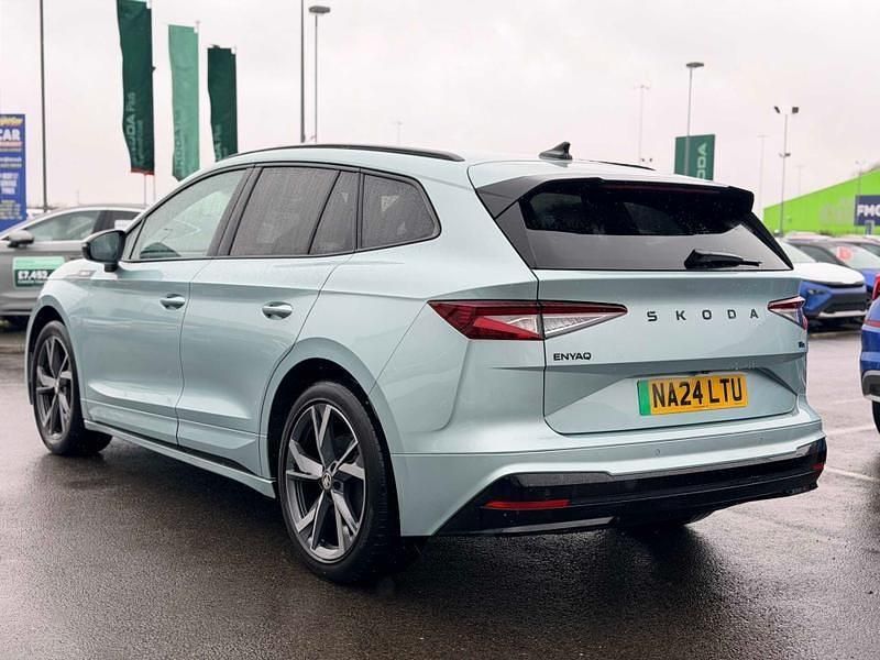 Used Skoda Enyaq iV SportlinePlus 210 kW (286 HP) 2024 Silver SUV