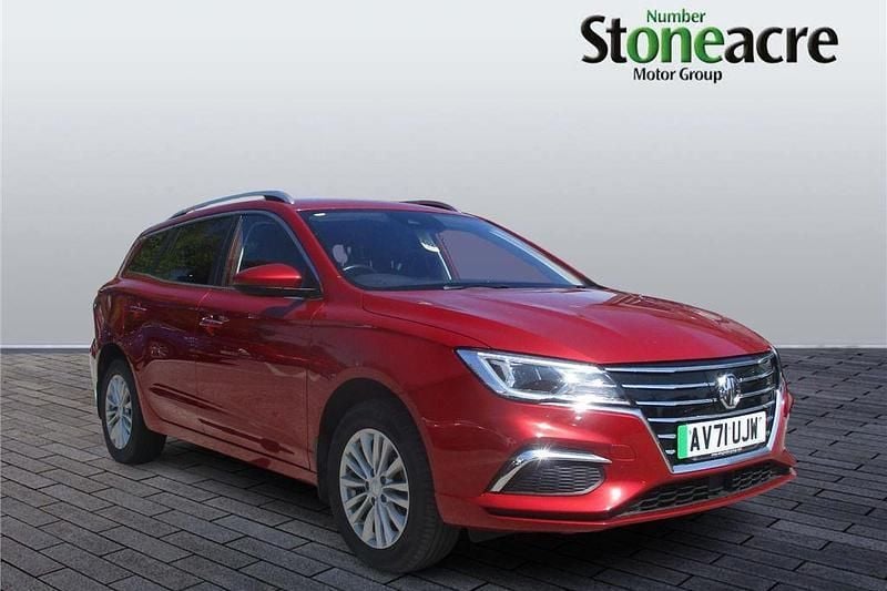 Red Used 2021 MG MG5 EV Exclusive Estate | £11,000 (Good price) - Image 1/4