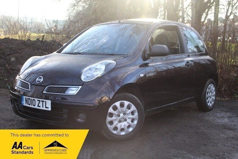Black Used 2010 Nissan Micra Visia Hatchback | £2,499 (Fair price) - Image 1/4