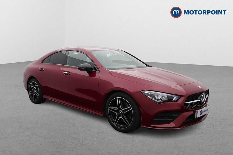 Red Used 2022 Mercedes CLA200 AMG Line Premium Coupe | £24,099 (Fair price) - Image 1/4