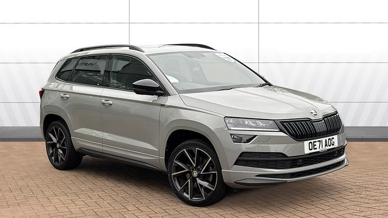 Used Skoda Karoq SportLine 150 HP (110 kW) 2021 Grey SUV