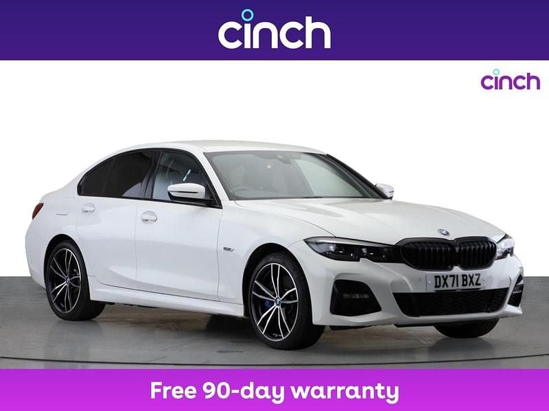 White Used 2021 BMW 330e M Sport Sedan | £24,849 (A bit pricey) - Image 1/3