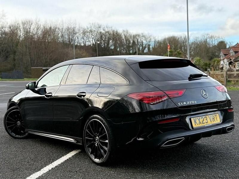 Used Mercedes CLA220 Shooting Brake AMG Line Premium Plus 2023 Black Estate