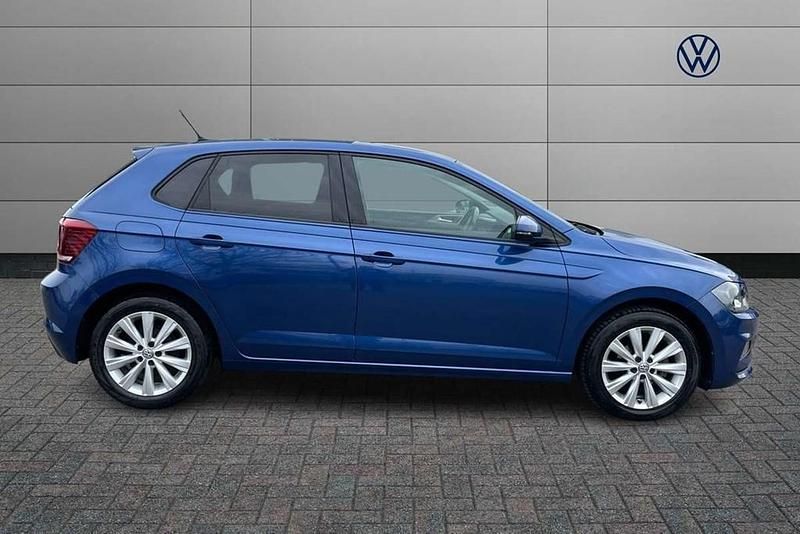 Used VW Polo Match 95 HP (69 kW) 2020 Blue Hatchback