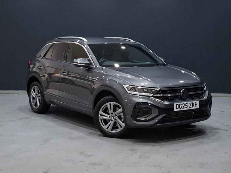 Grey Used 2025 VW T-Roc R-line SUV | £26,298 (Fair price) - Image 1/4