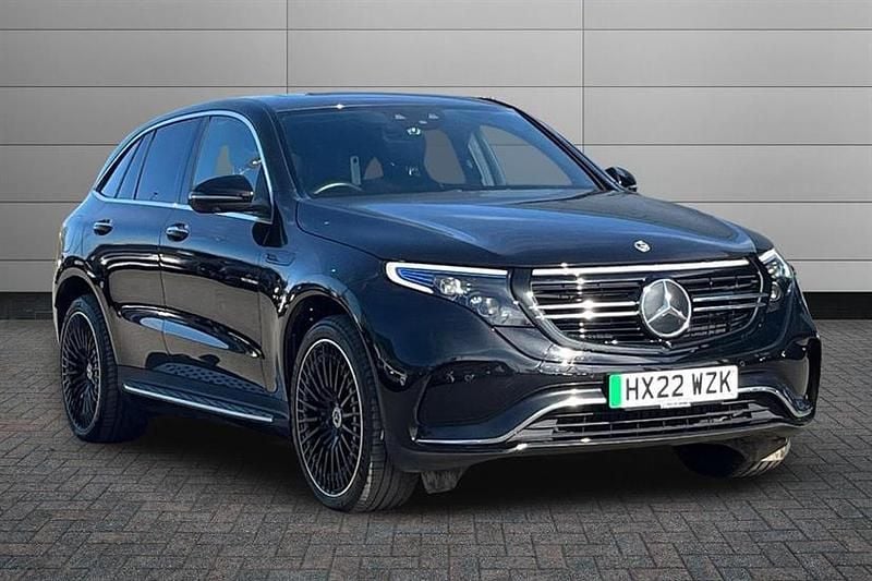Used Mercedes EQC400 AMG Line Premium Plus 300 kW (408 HP) 2022 Obsidian black SUV