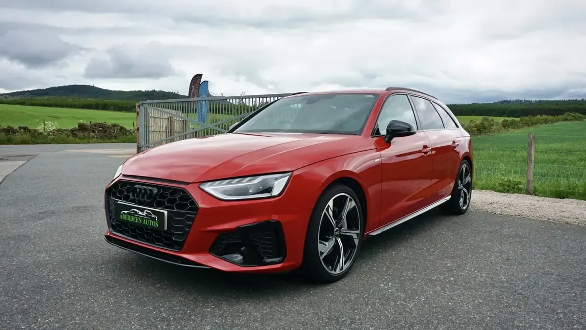 Used Audi A4 Black Edition 150 HP (110 kW) 2023 Red Estate